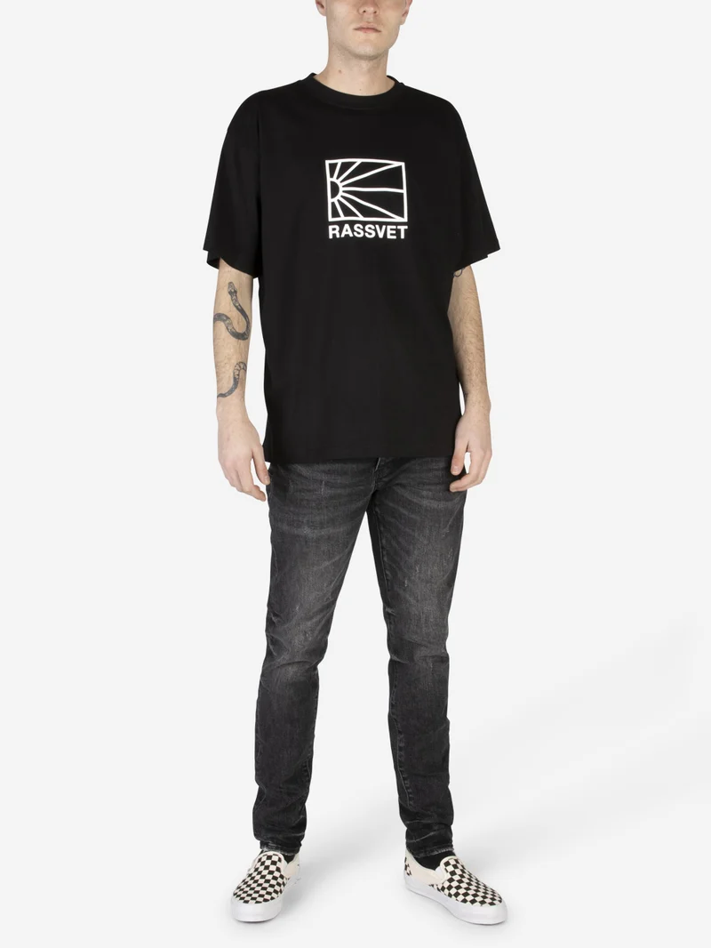 T-shirt logo in cotone