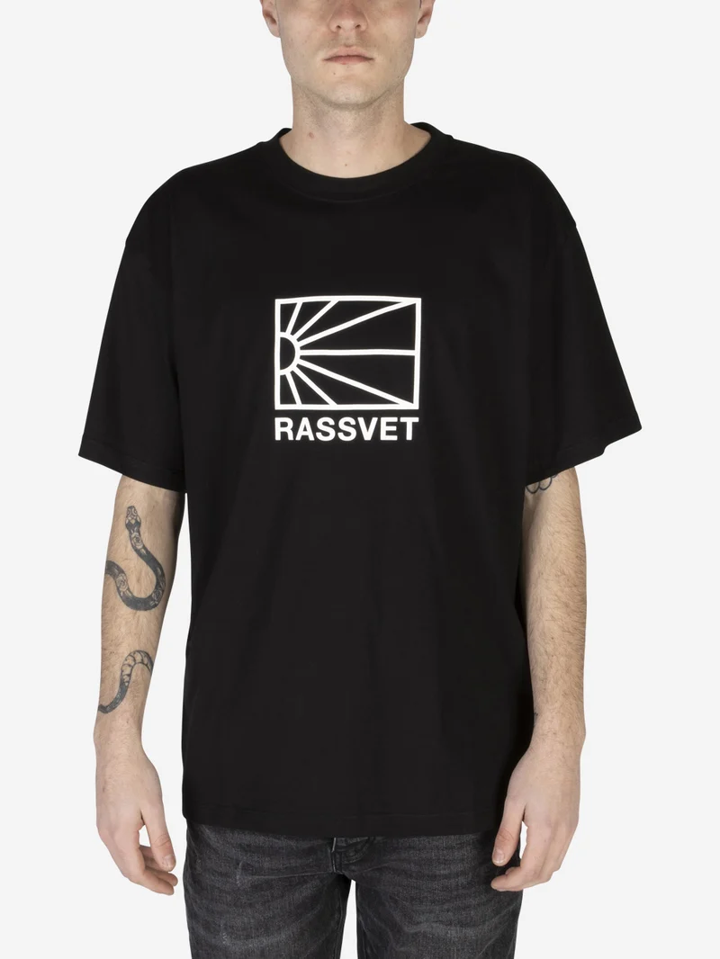 T-shirt logo in cotone
