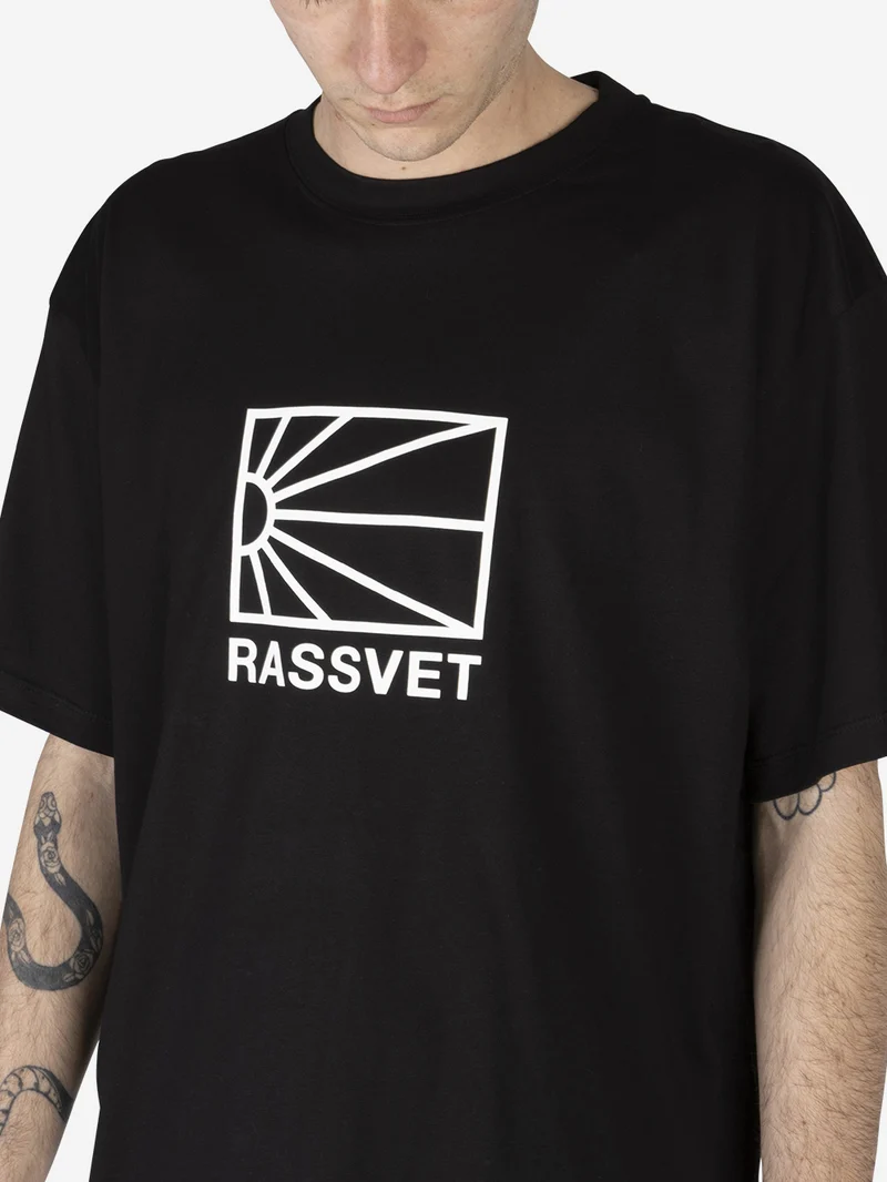T-shirt logo in cotone