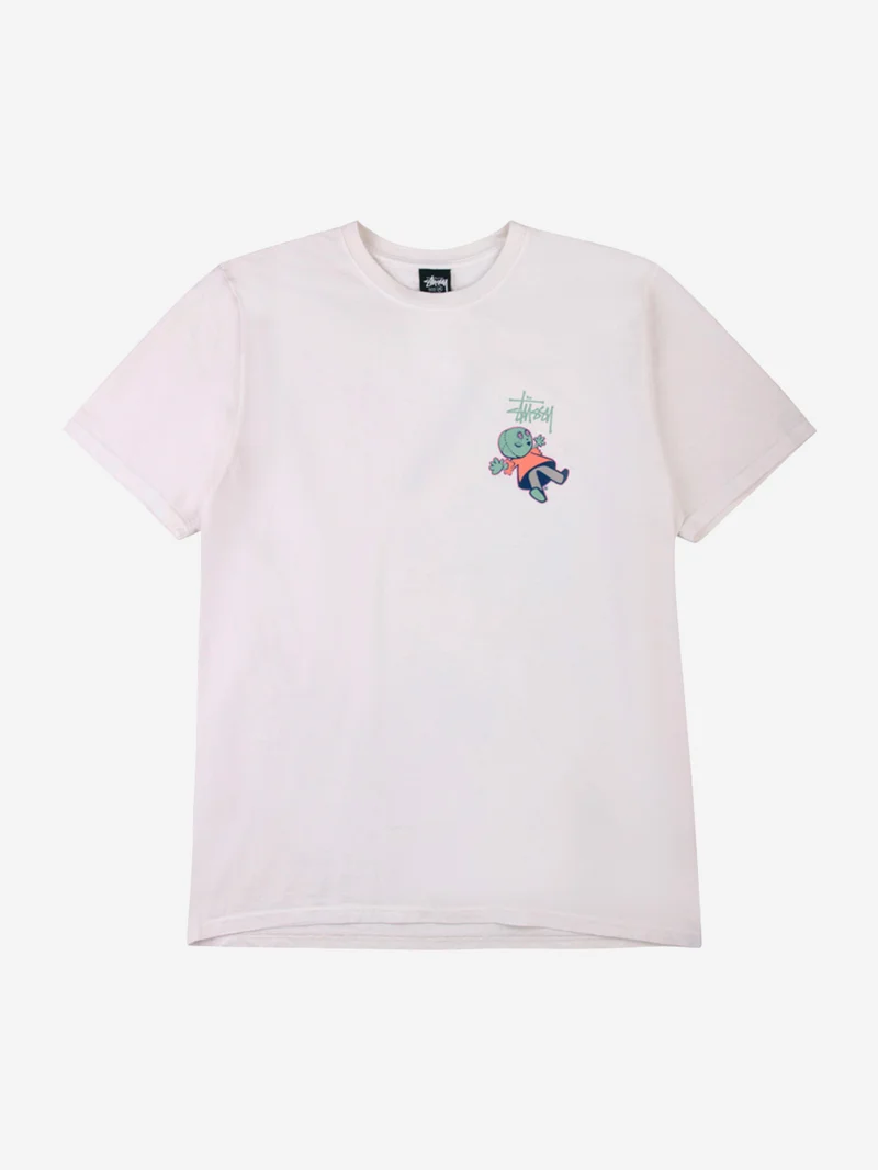 T-shirt Dollie Pigment Dyed bianca