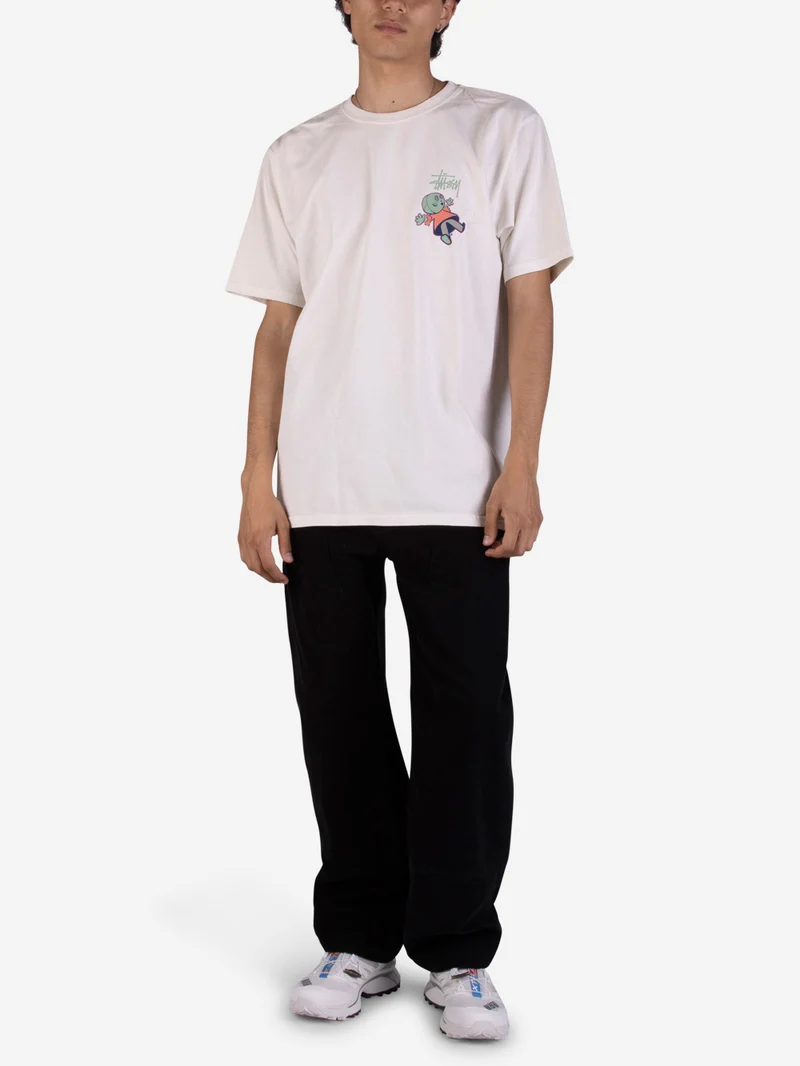 T-shirt Dollie Pigment Dyed bianca