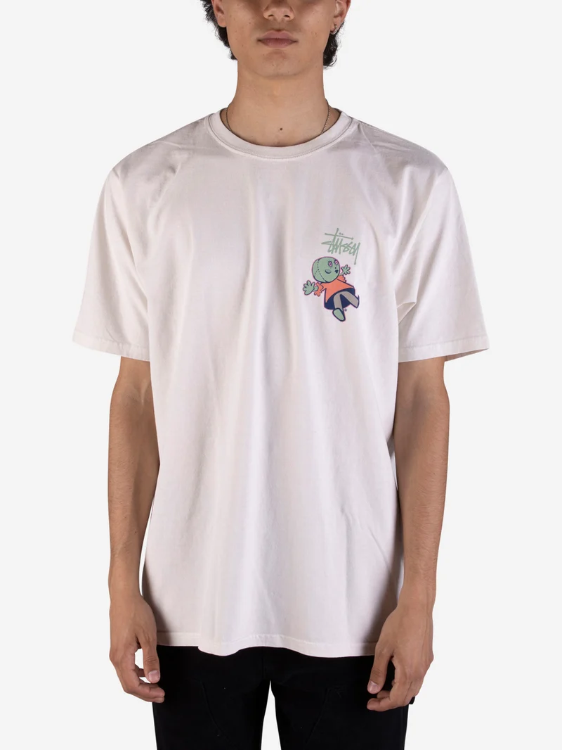 T-shirt Dollie Pigment Dyed bianca
