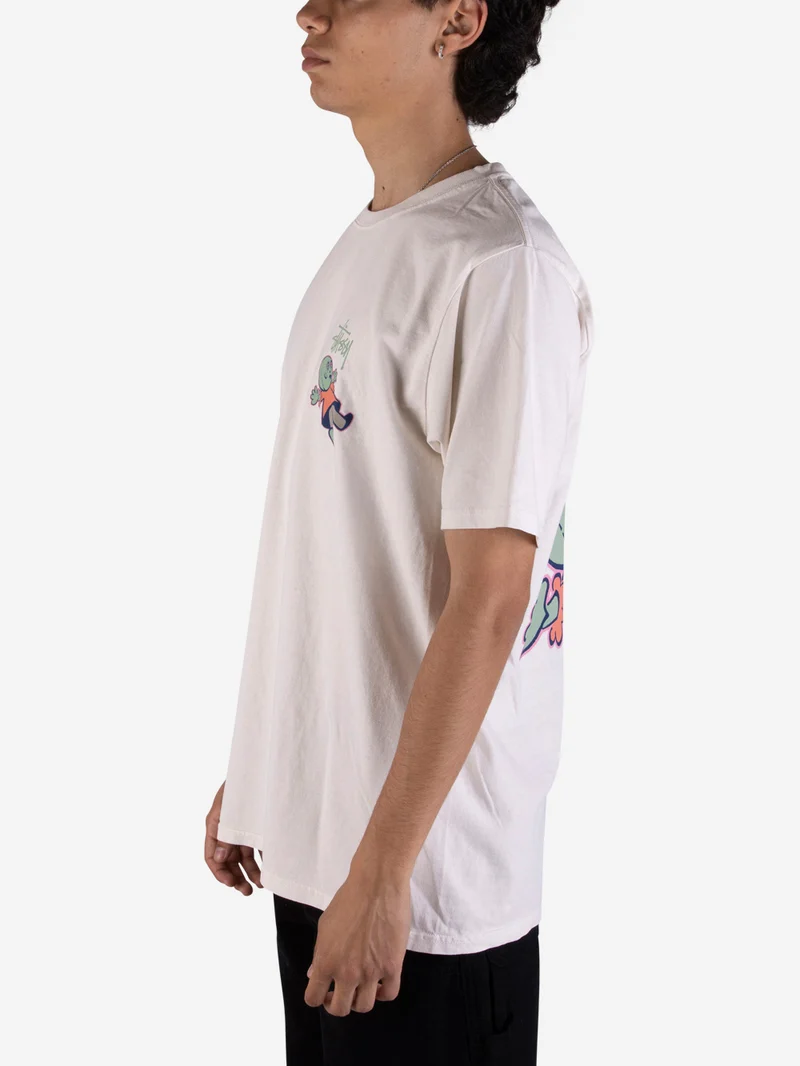 T-shirt Dollie Pigment Dyed bianca