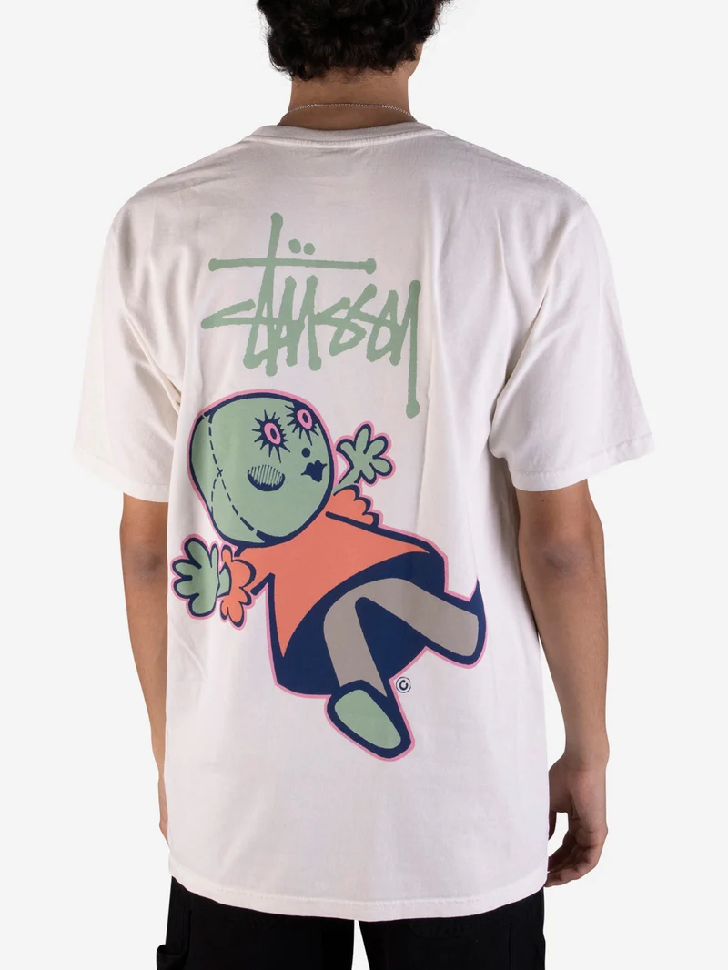 T-shirt Dollie Pigment Dyed bianca