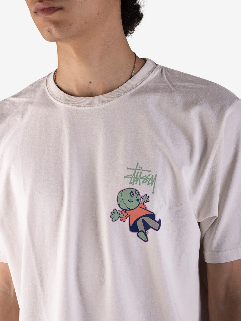 T-shirt Dollie Pigment Dyed bianca