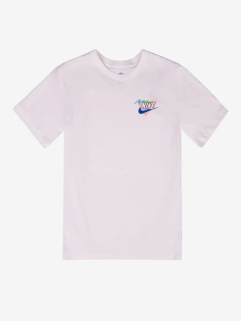 T-shirt Sportswear in cotone bianca