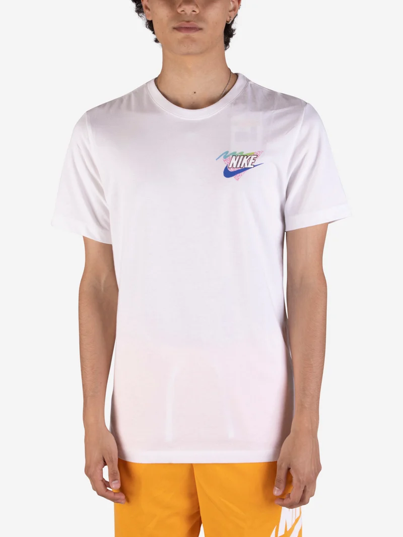 T-shirt Sportswear in cotone bianca