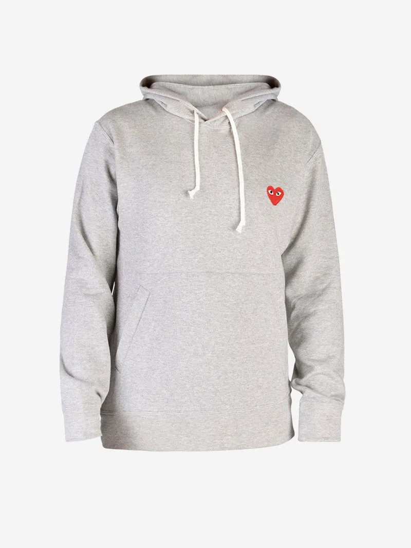 CDG Play Felpa con cappuccio