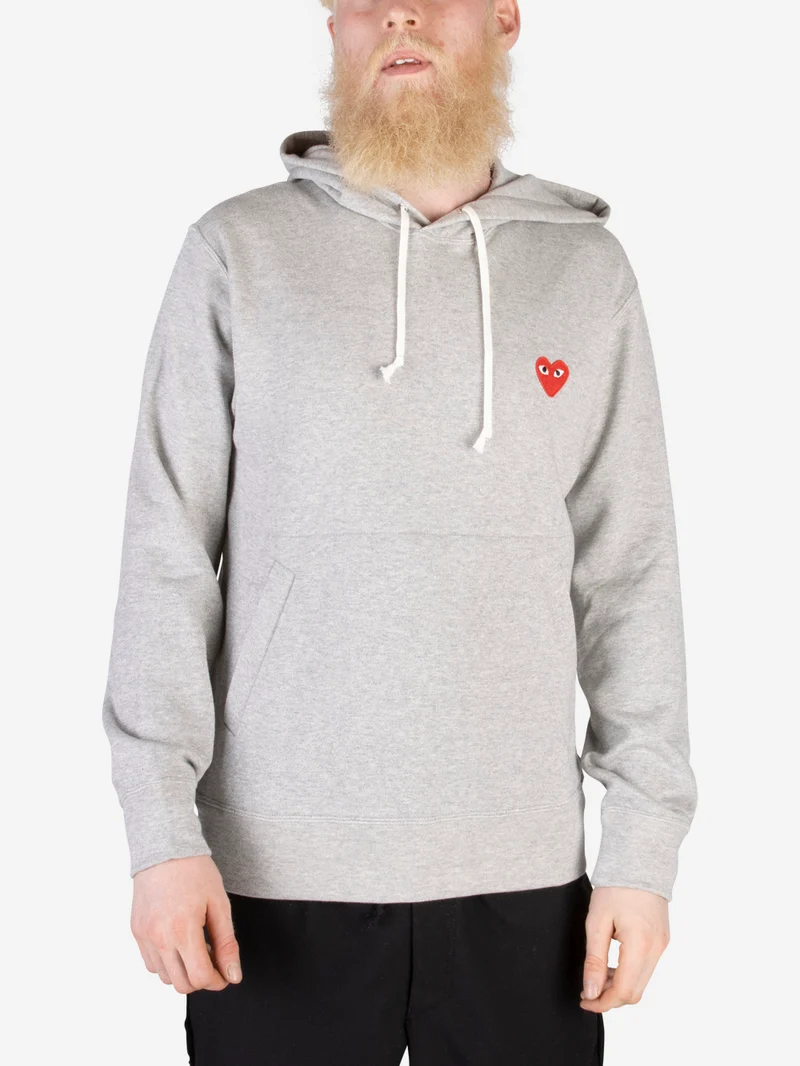 CDG Play Felpa con cappuccio