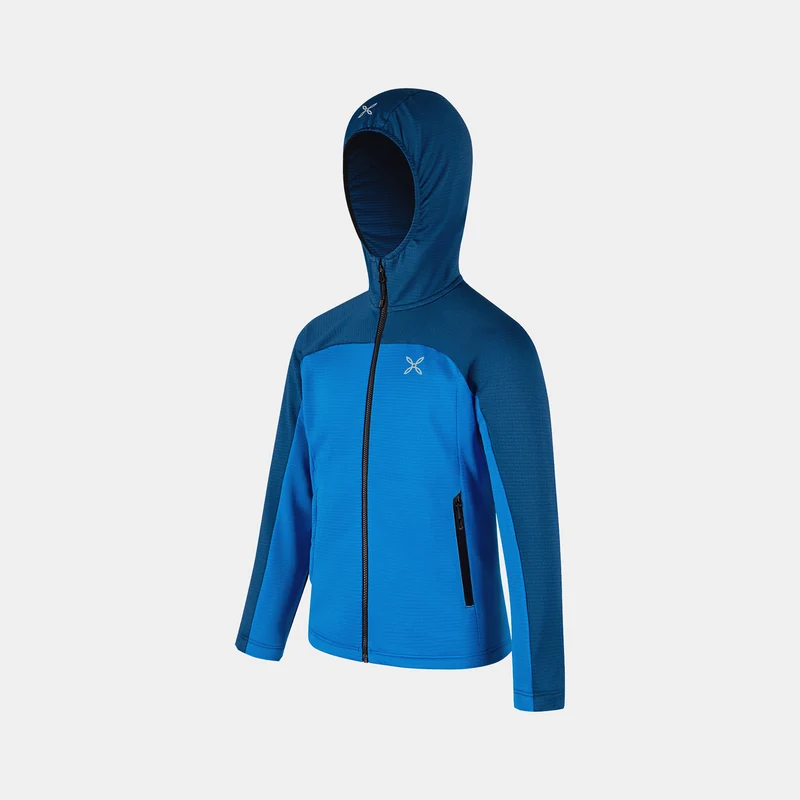 GRID LIGHT HOODED MAGLIA KIDS