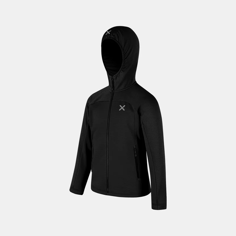 GRID LIGHT HOODED MAGLIA KIDS