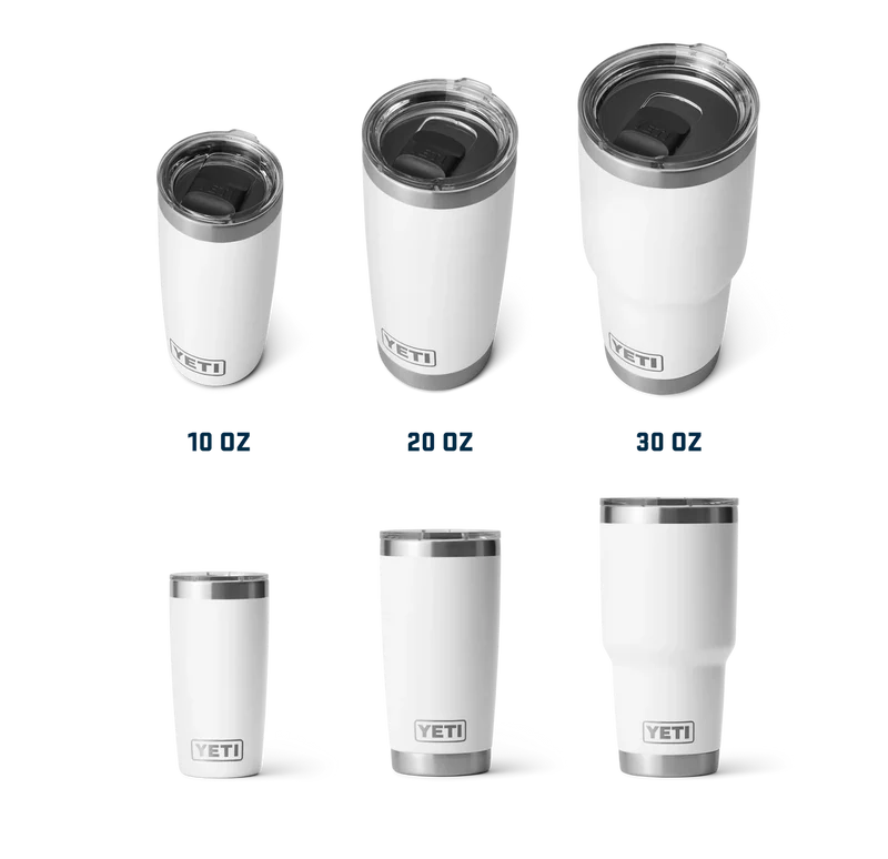 Yeti Rambler 10 oz White - Tumbler with MagSlider™ Lid