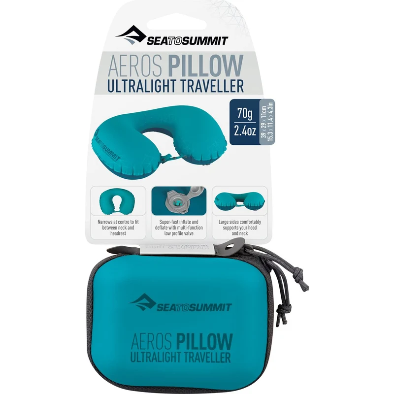 Reisekissen Aeros Ultralight Pillow Traveller Grey