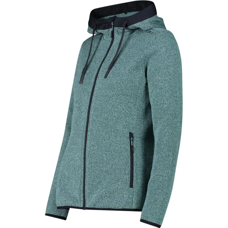 CMP Jacket Fix Hood Damen Midlayer agave