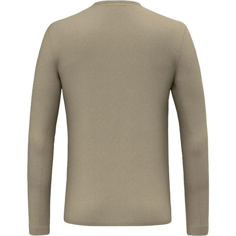 Salewa Solidlogo Dry M L/s Tee Herren Langarmshirt quicksand