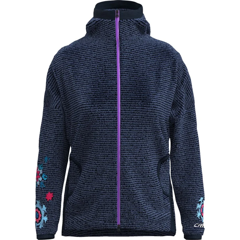 Crazy Idea Pull Aria Damen Fleecejacke blue