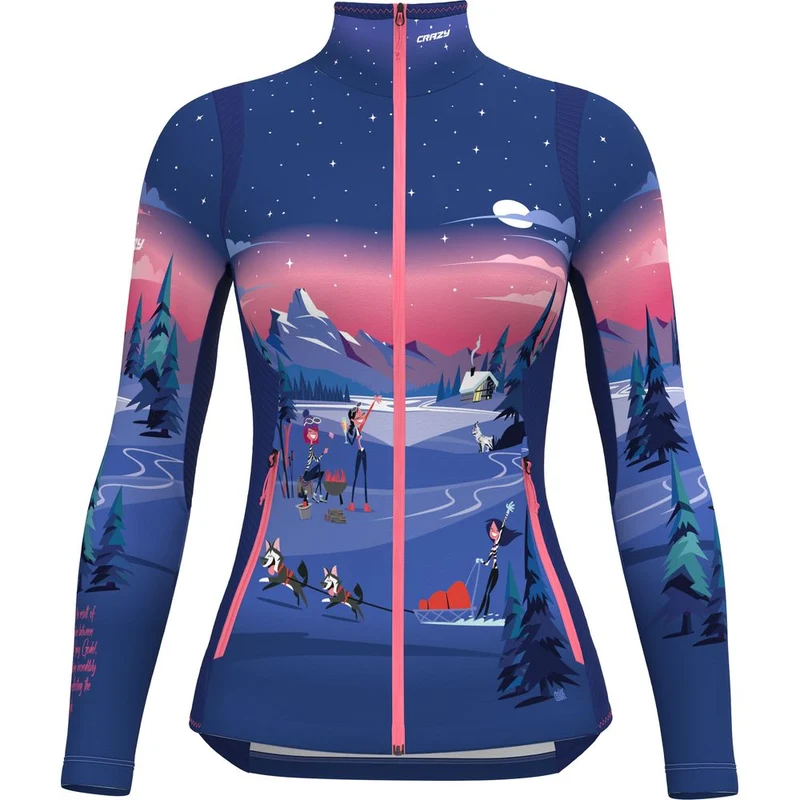 Crazy Idea Pull Wonder Magic Damen Midlayer selfie