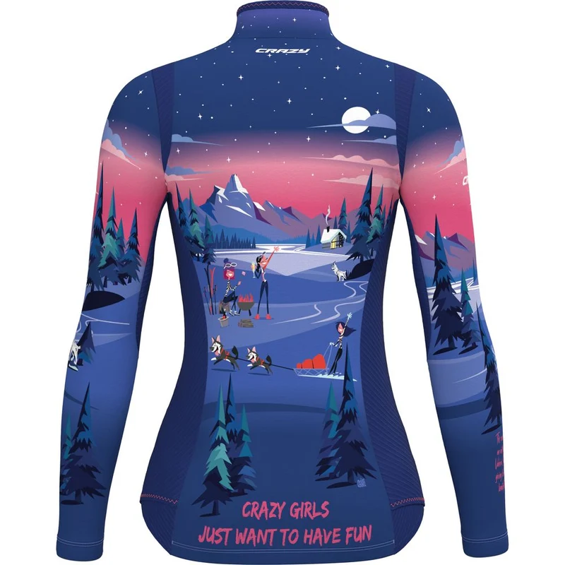 Crazy Idea Pull Wonder Magic Damen Midlayer selfie