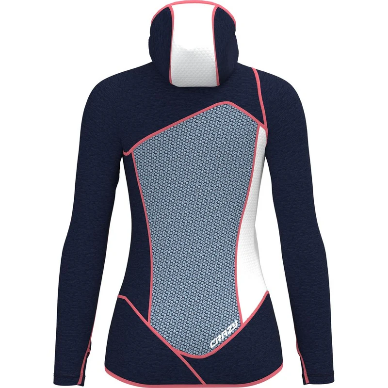 Crazy Idea Pull Ionic Damen Midlayer chewing gum blue