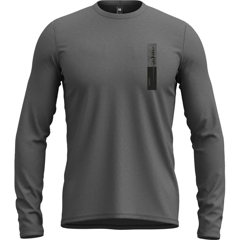 Crazy Idea Long Sleeved Gulliver Herren Langarmshirt stone