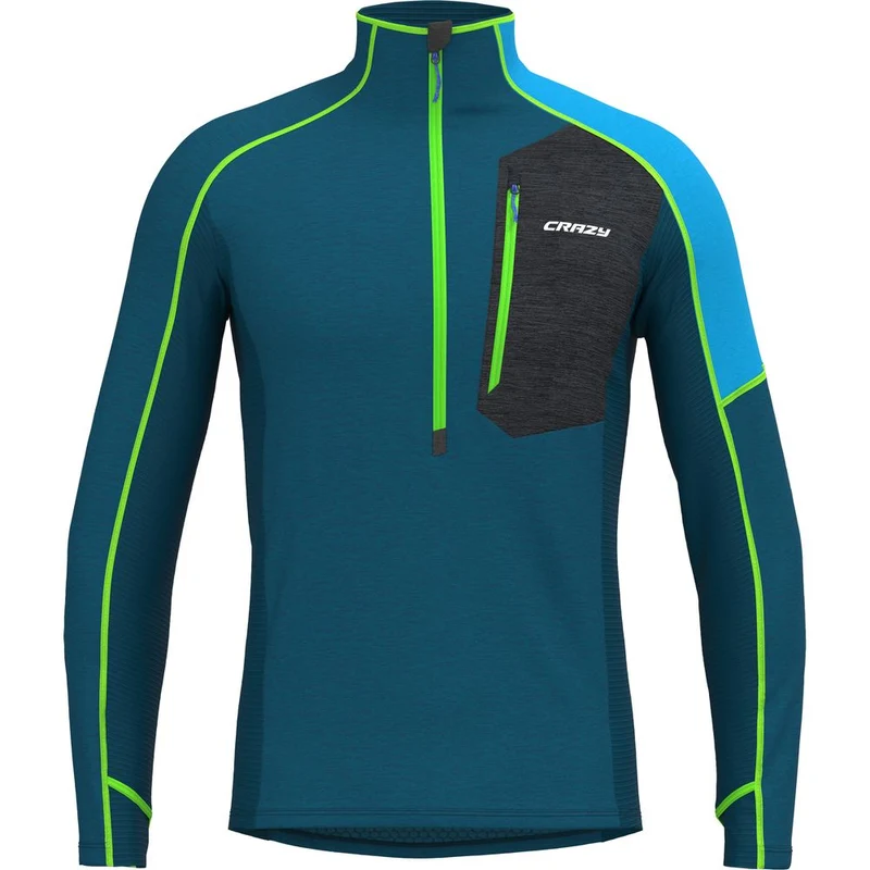 Crazy Idea Pull Ascent Herren Midlayer galaxy