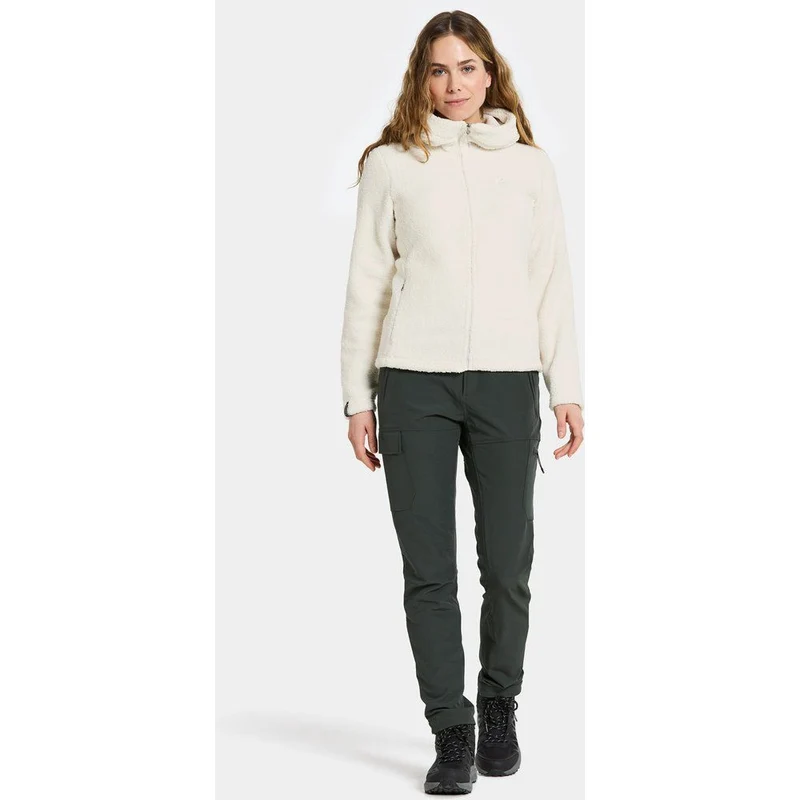 Didriksons Anniken FZ 2 Damen Fleecejacke shell white