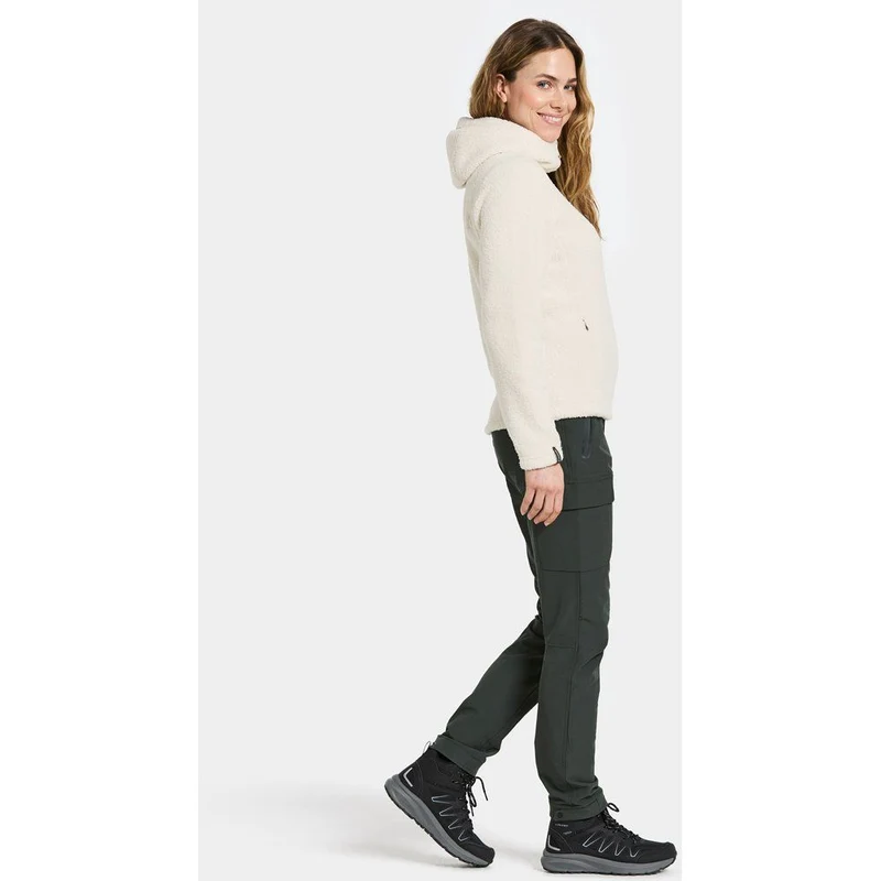 Didriksons Anniken FZ 2 Damen Fleecejacke shell white