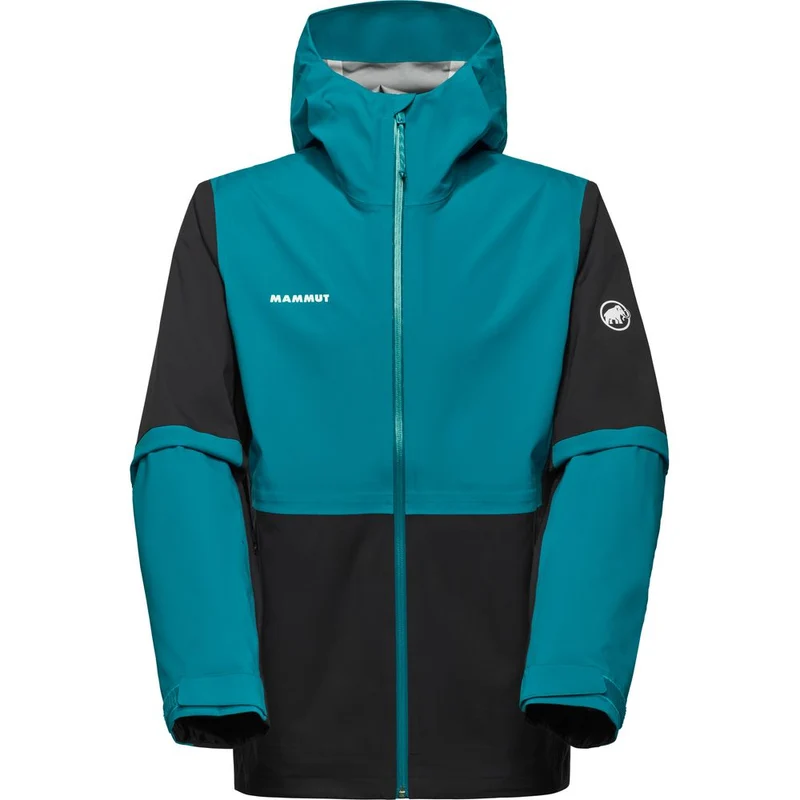Mammut Linard Guide HS Hooded Jacket Herren Hardshelljacke black deep teal