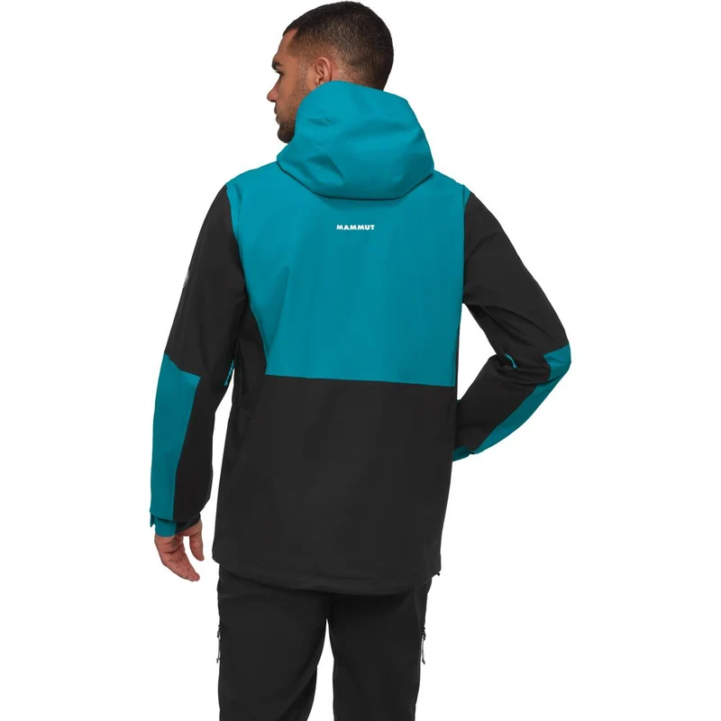 Mammut Linard Guide HS Hooded Jacket Herren Hardshelljacke black deep teal