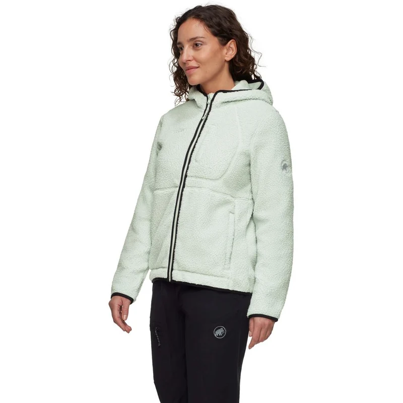 Mammut Falera Pro ML Hooded Damen Fleecejacke silver sage
