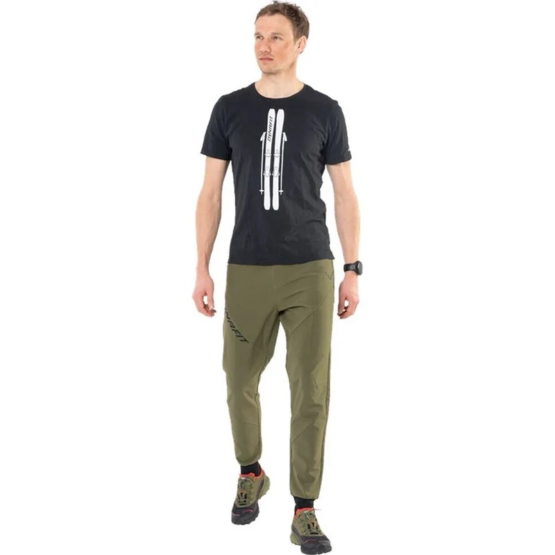 Dynafit Graphic CO Herren T-Shirt blackout skis