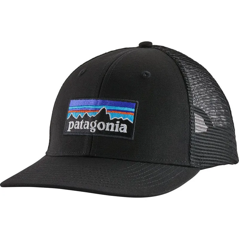 Patagonia P-6 Logo Trucker Cap black