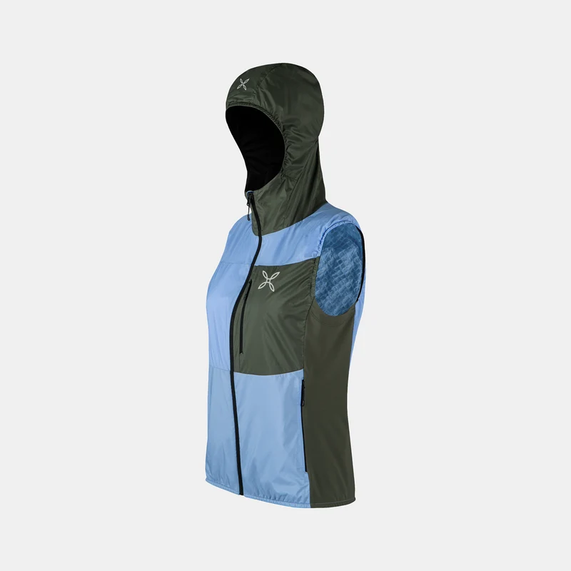 TRACCIA OCTA HOODED VEST WOMAN