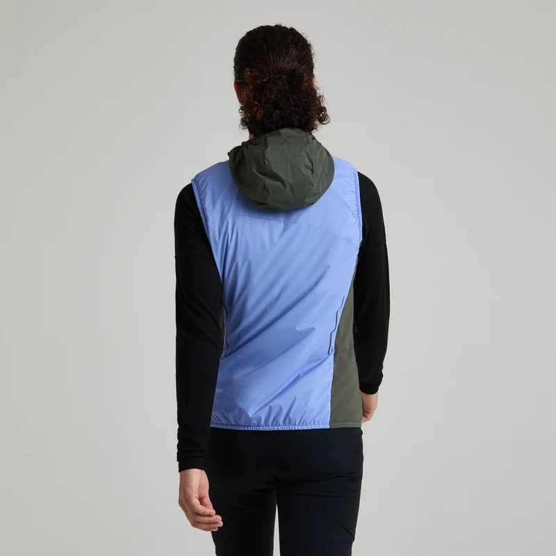 TRACCIA OCTA HOODED VEST WOMAN