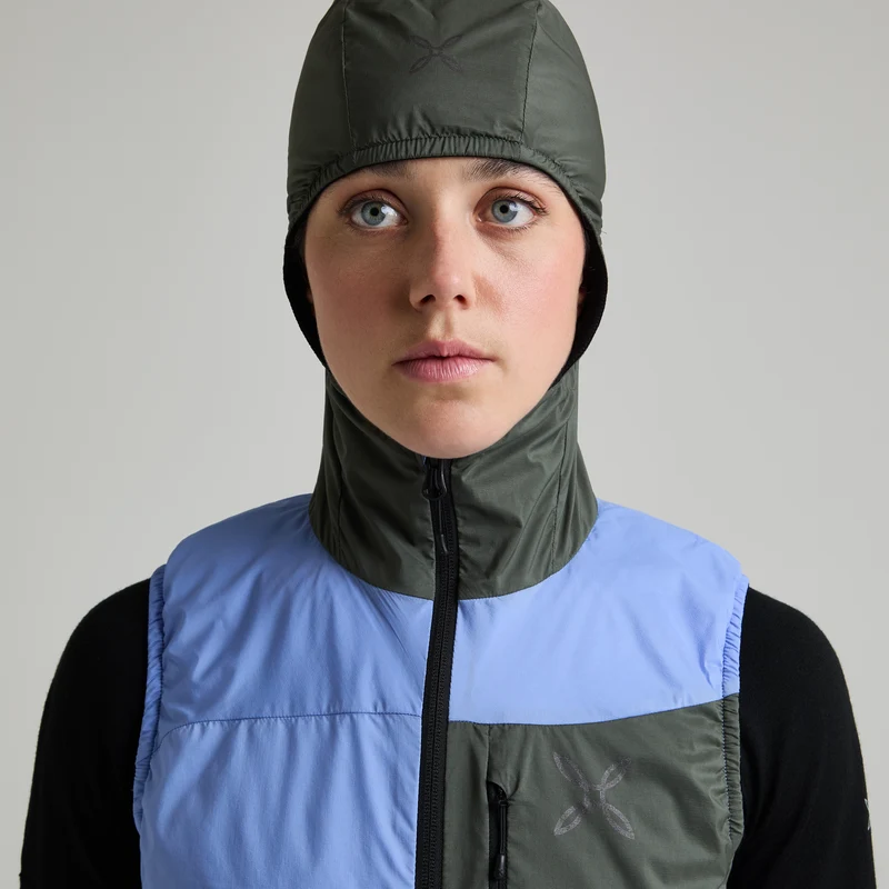 TRACCIA OCTA HOODED VEST WOMAN