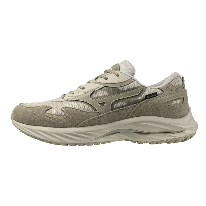 Mizuno Wave Rider Beta Gore-Tex Silver Cloud / Vintage Khaki /GE Gold