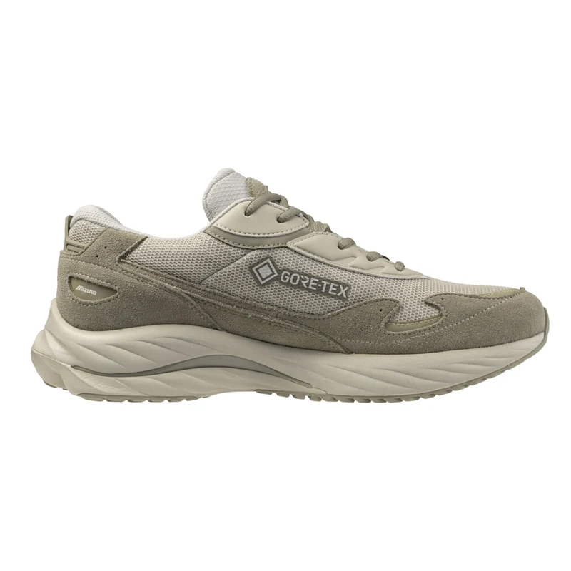 Mizuno Wave Rider Beta Gore-Tex Silver Cloud / Vintage Khaki /GE Gold