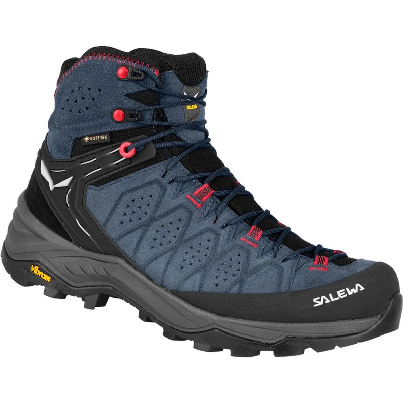 Salewa WS Alp Trainer 2 Mid GTX Damen Wanderschuh java-blue-fluo-coral