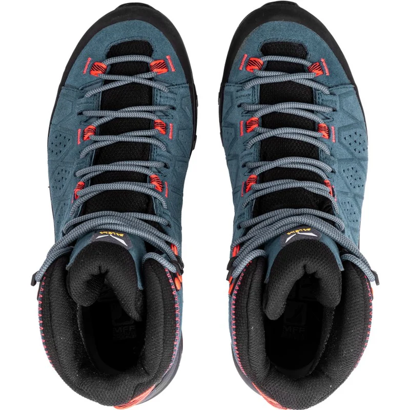 Salewa WS Alp Trainer 2 Mid GTX Damen Wanderschuh java-blue-fluo-coral