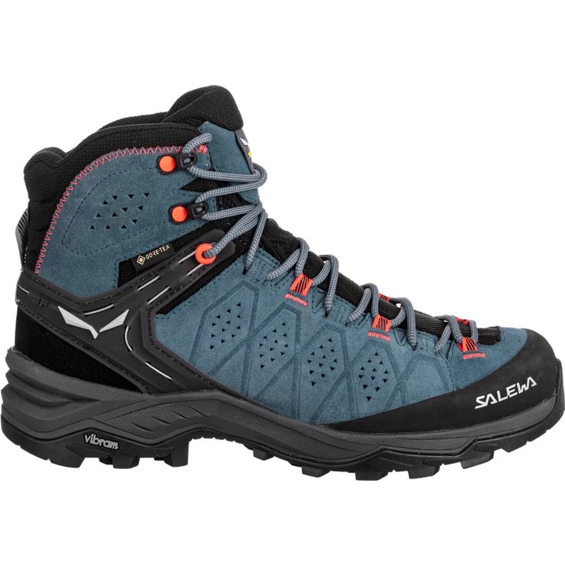 Salewa WS Alp Trainer 2 Mid GTX Damen Wanderschuh java-blue-fluo-coral