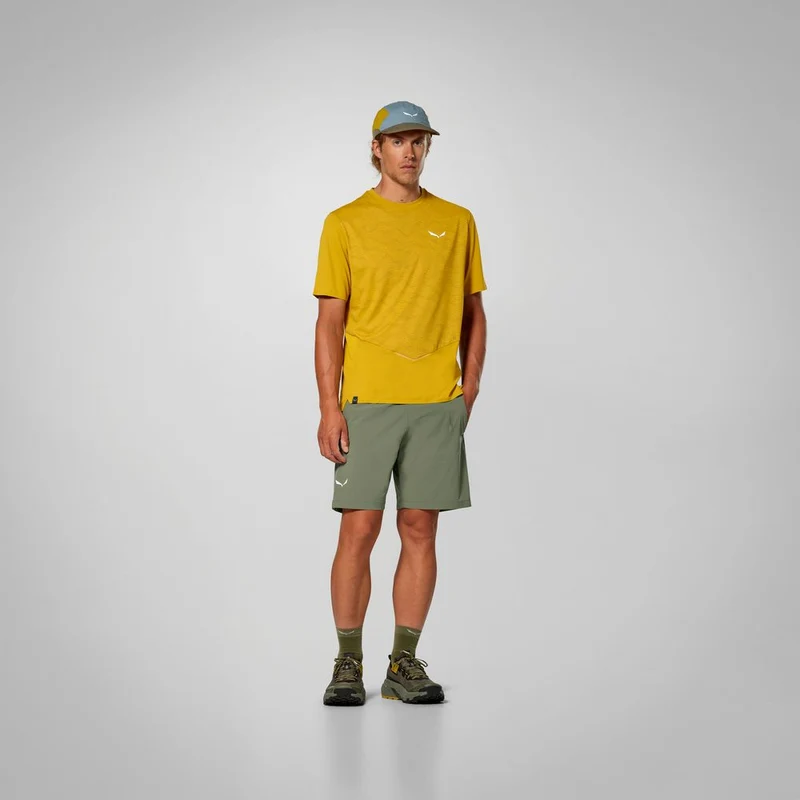 Salewa Pedroc DST Light Short Herren Softshellshort faded-green
