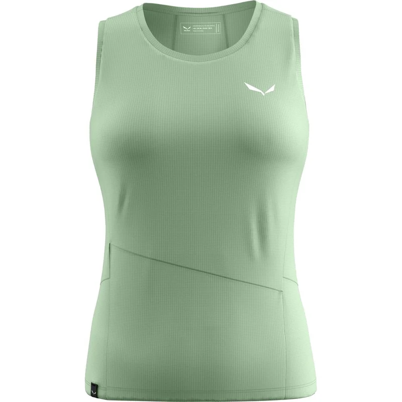 Salewa Puez Sporty Dry Damen Tank-Shirt pastel-green