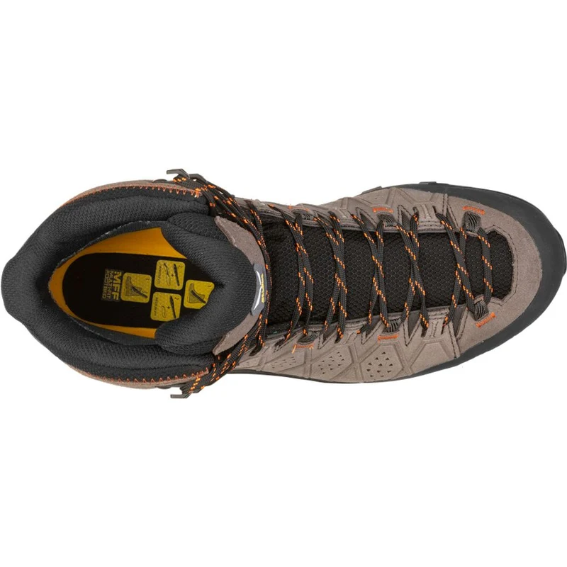 Salewa MS Alp Trainer 2 Mid GTX Herren Wanderschuh wallnut-fluo-orange