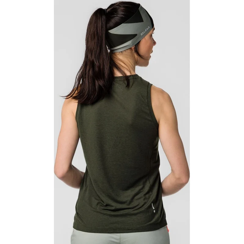 Salewa Puez Dry Damen Tank-Shirt dark-olive