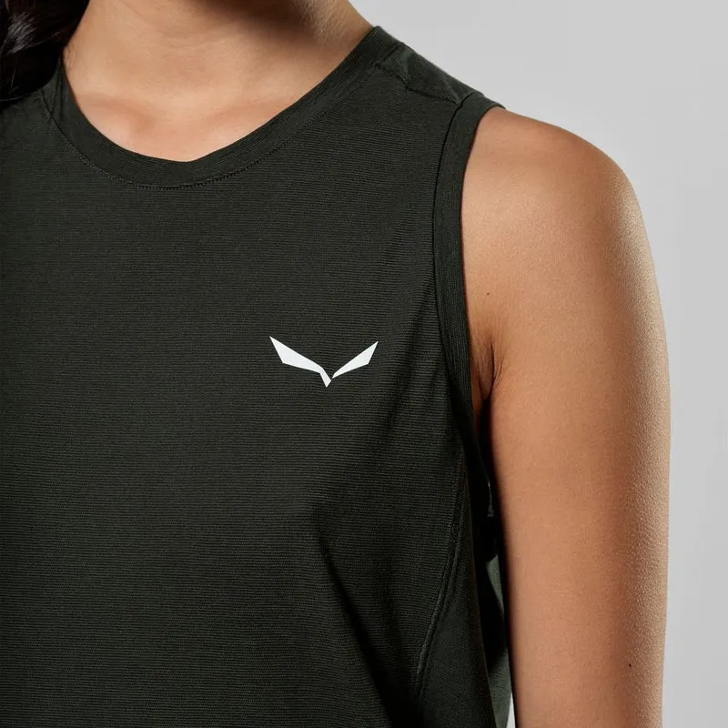 Salewa Puez Dry Damen Tank-Shirt dark-olive