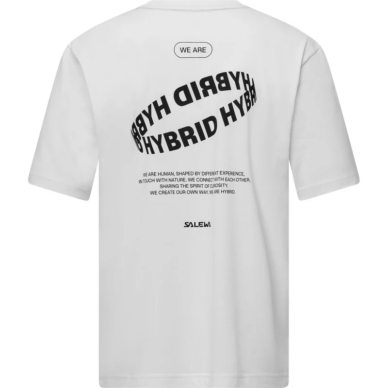 Salewa Eagle Hybrid Loose Herren T-Shirt optical-white