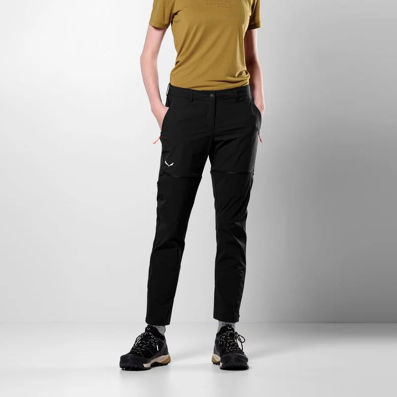 Salewa Puez Talvena DST 2/1 Damen Softshellhose black-out