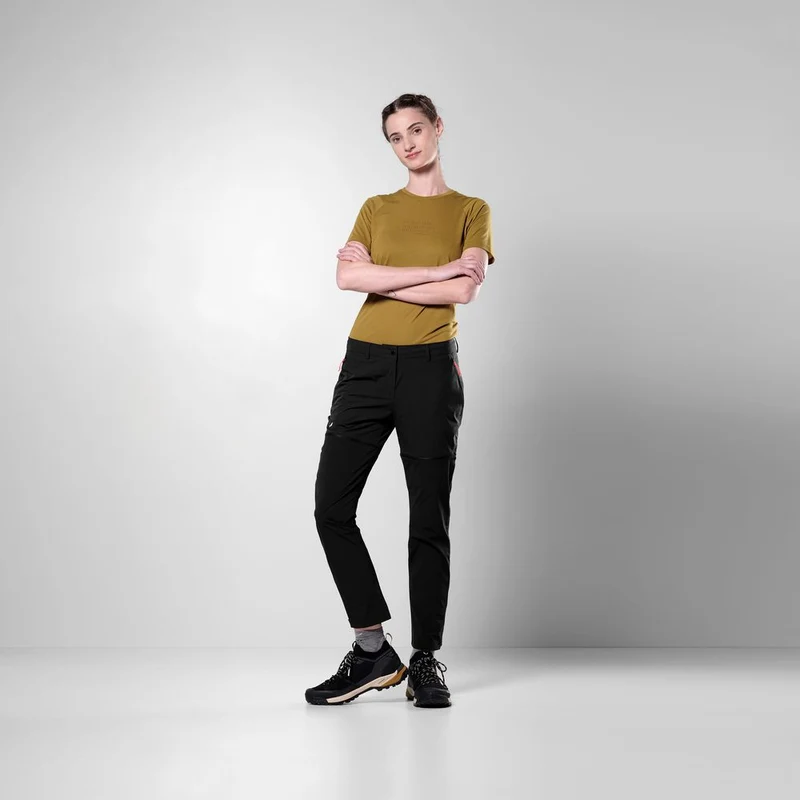 Salewa Puez Talvena DST 2/1 Damen Softshellhose black-out