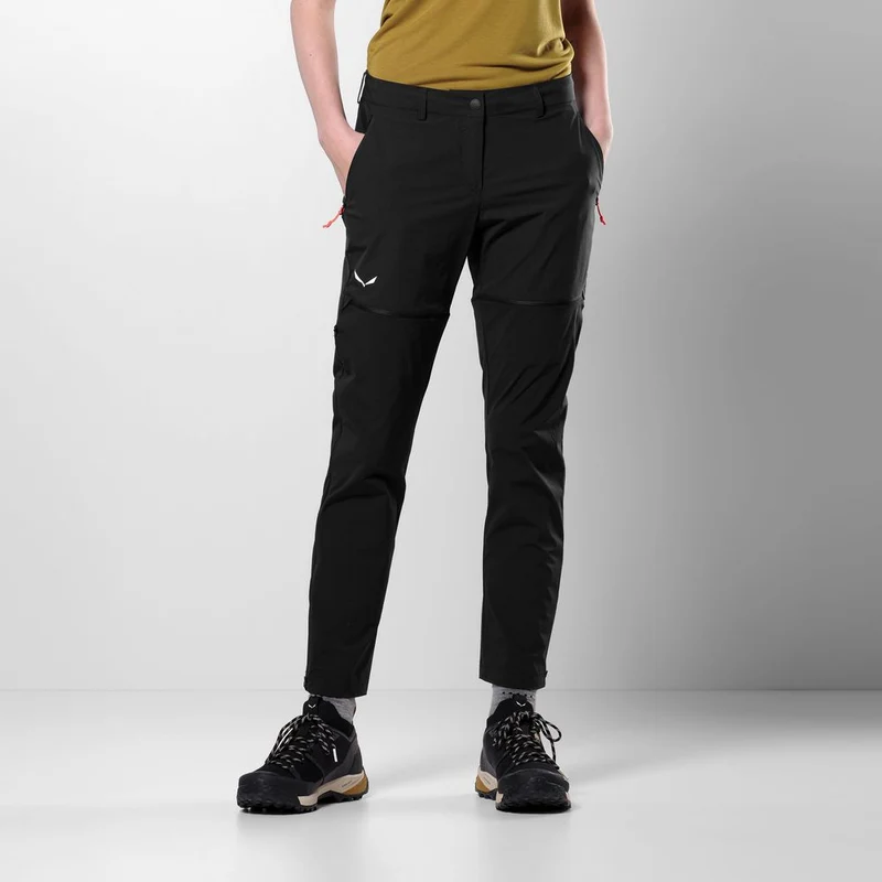Salewa Puez Talvena DST 2/1 Damen Softshellhose black-out
