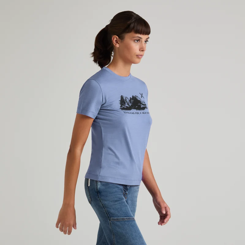 PEAKS MERINO T-SHIRT WOMAN
